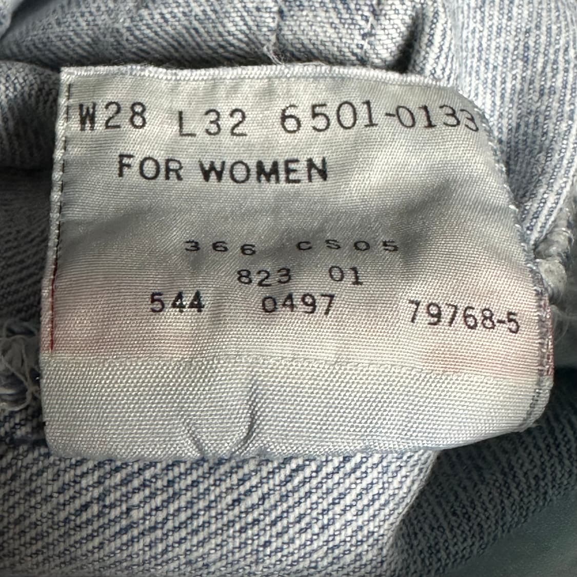 빈티지 90s 리바이스 501 USA 연청 상품이미지5