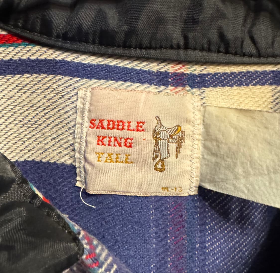 빈티지 saddle king 플란넬 웨스턴 셔츠 "XL" (398) 상품이미지3