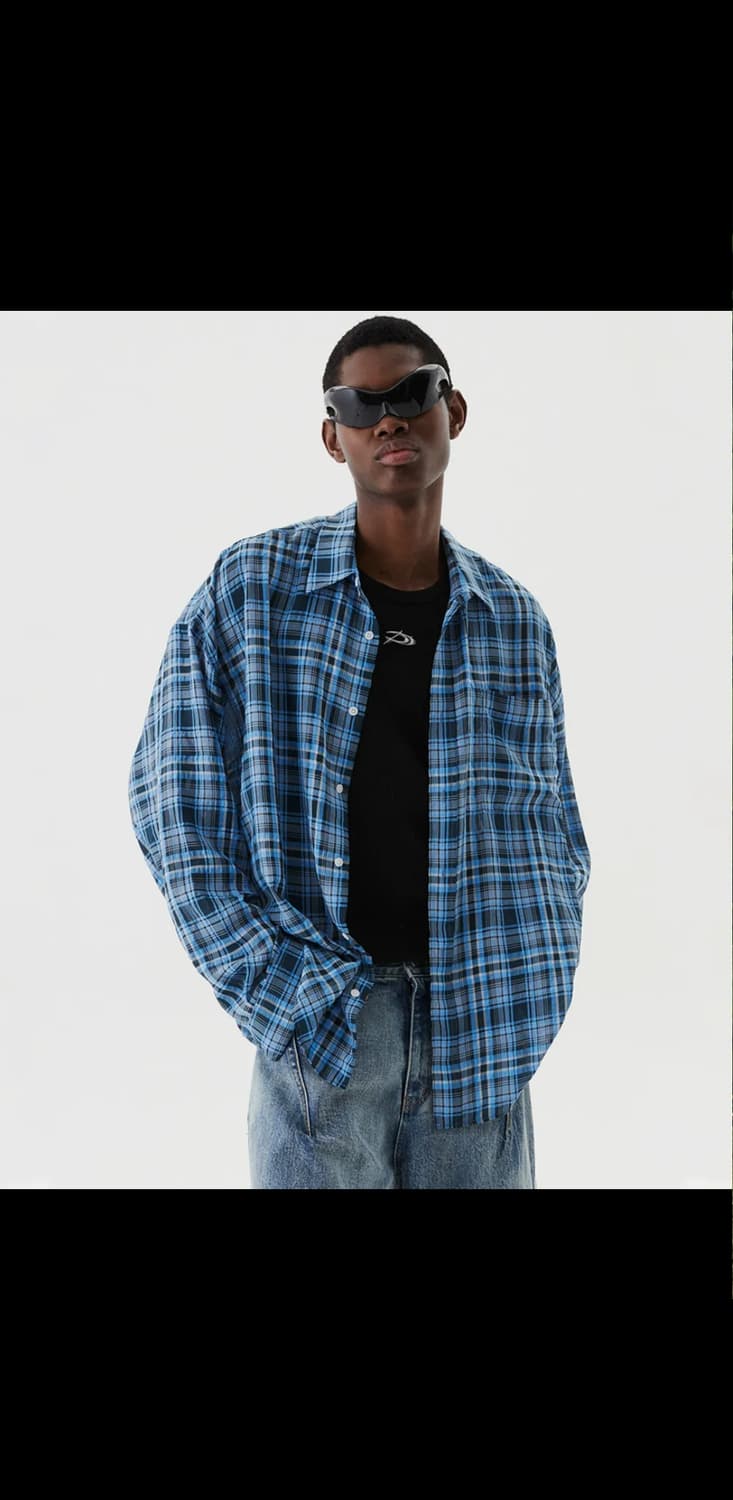 Dnsr 체크셔츠 팝니다 상품이미지1