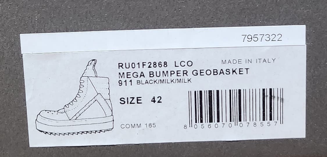 릭오웬스 26ss 메가범퍼 지오바스켓 42 상품이미지10