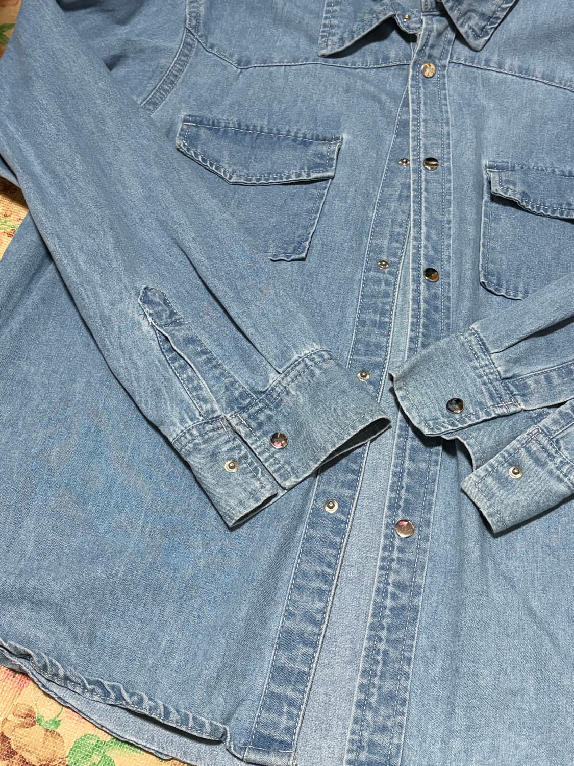 버튼 청셔츠 상품이미지3