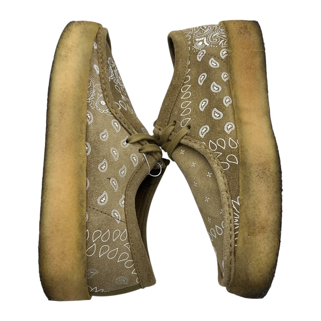 280 클락스 왈라비 컵 다크 올리브 프린트 (UK10G) 상품이미지2