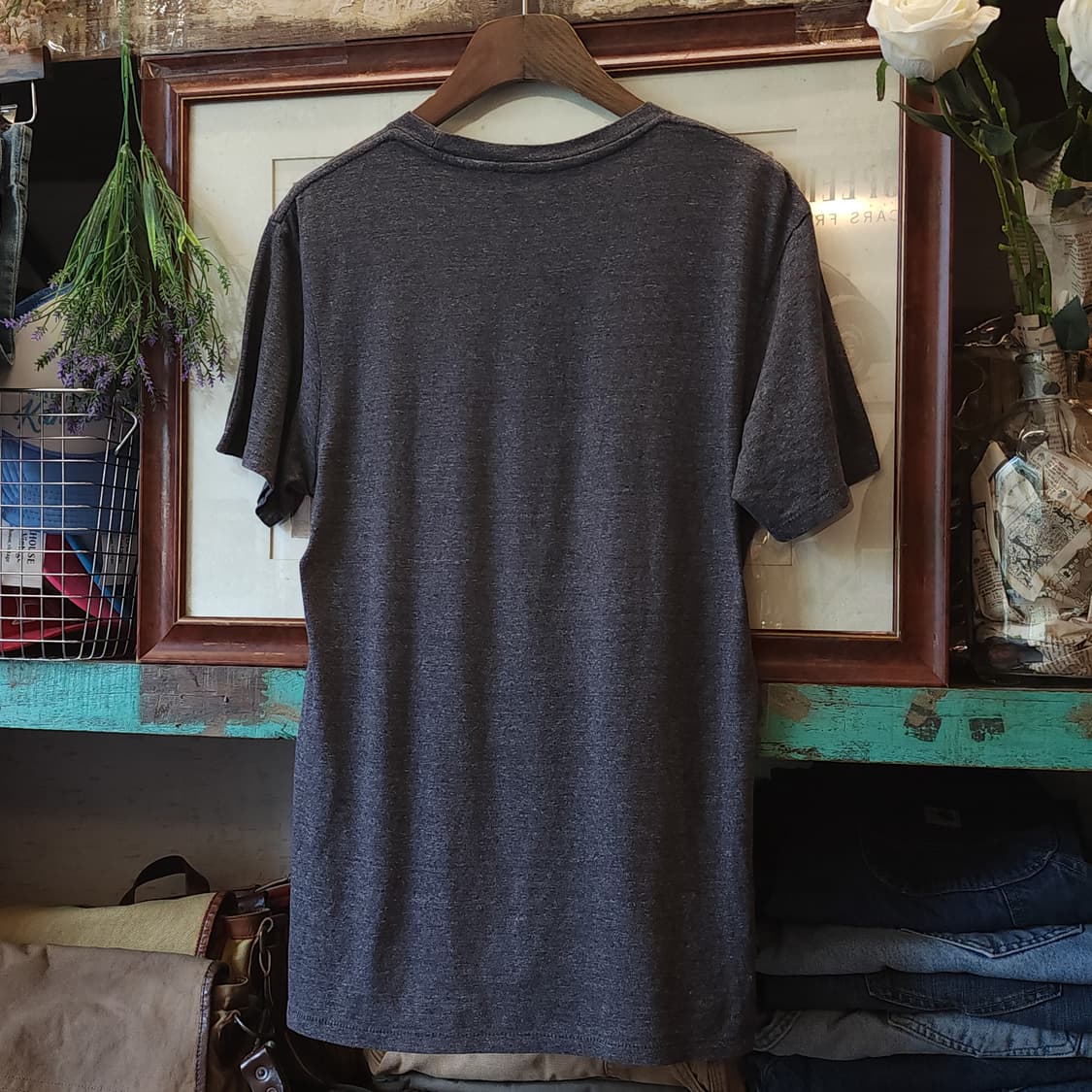 00s 리바이스 빈티지 티셔츠 프린팅 티셔츠 오트밀 그레이 배트윙 m 상품이미지2