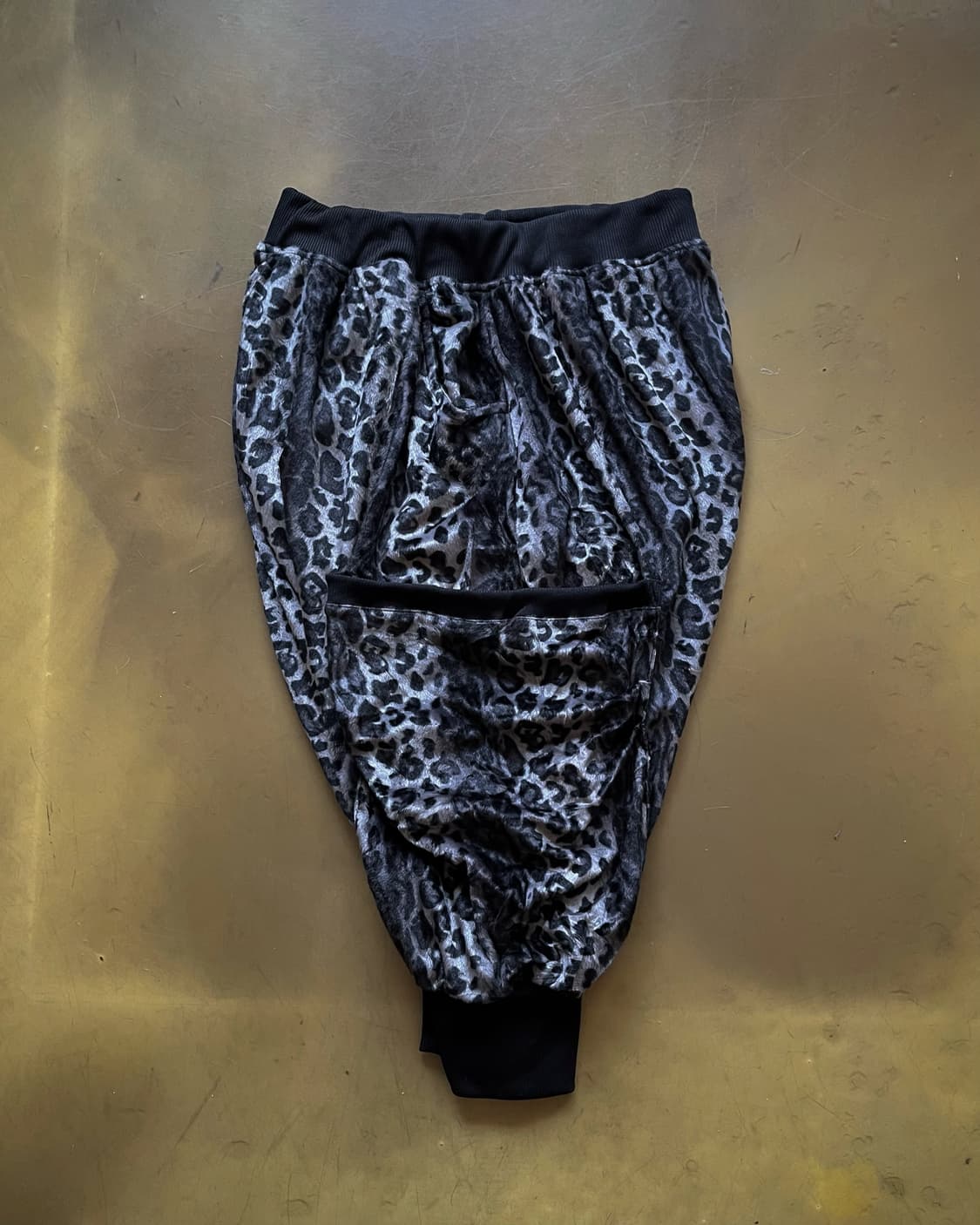 2000s Clash Ahead Leopard Baggy Pants 상품이미지5