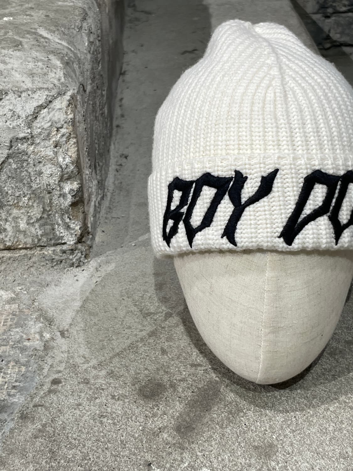 셀린느 아이보리 보이 돌 울 비니 상품이미지6