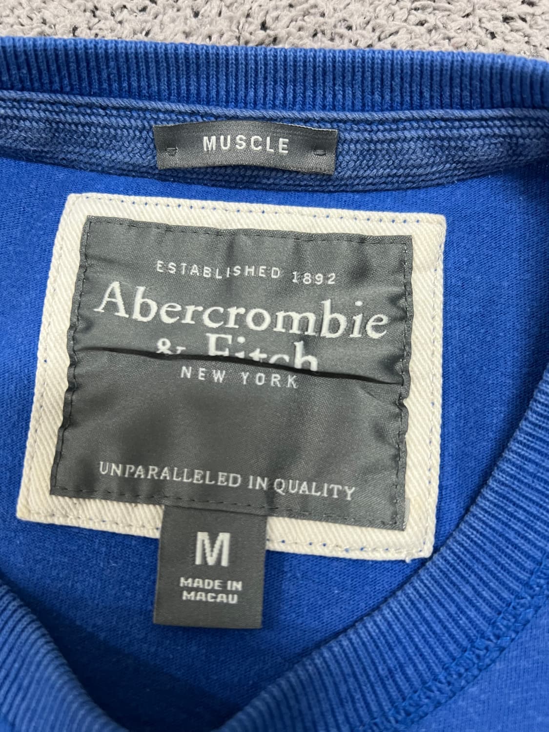 (S) 아베크롬비 빈팔 티 블루 상품이미지3