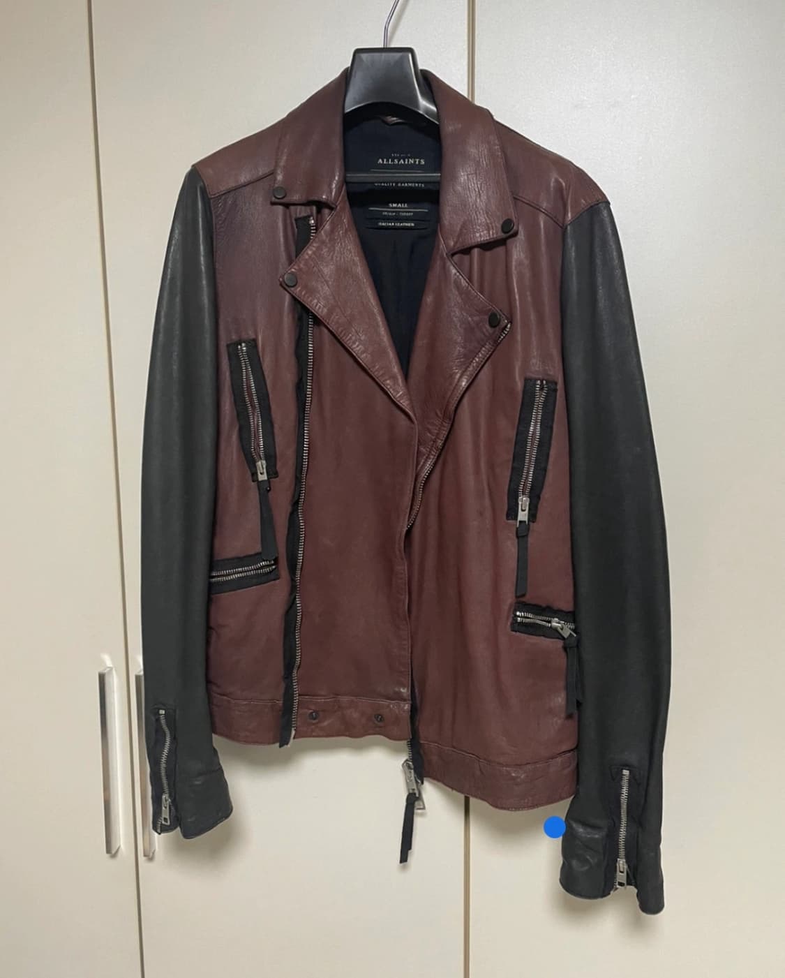 Allsaints 올세인츠 남성 바이커 양가죽 자켓 S 사이즈 상품이미지1