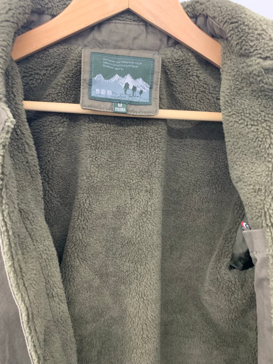 재패니즈 카키 셰르파 자켓 상품이미지5