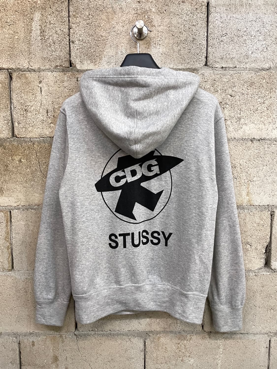 CDG x 스투시 로고 후드 티셔츠 상품이미지3