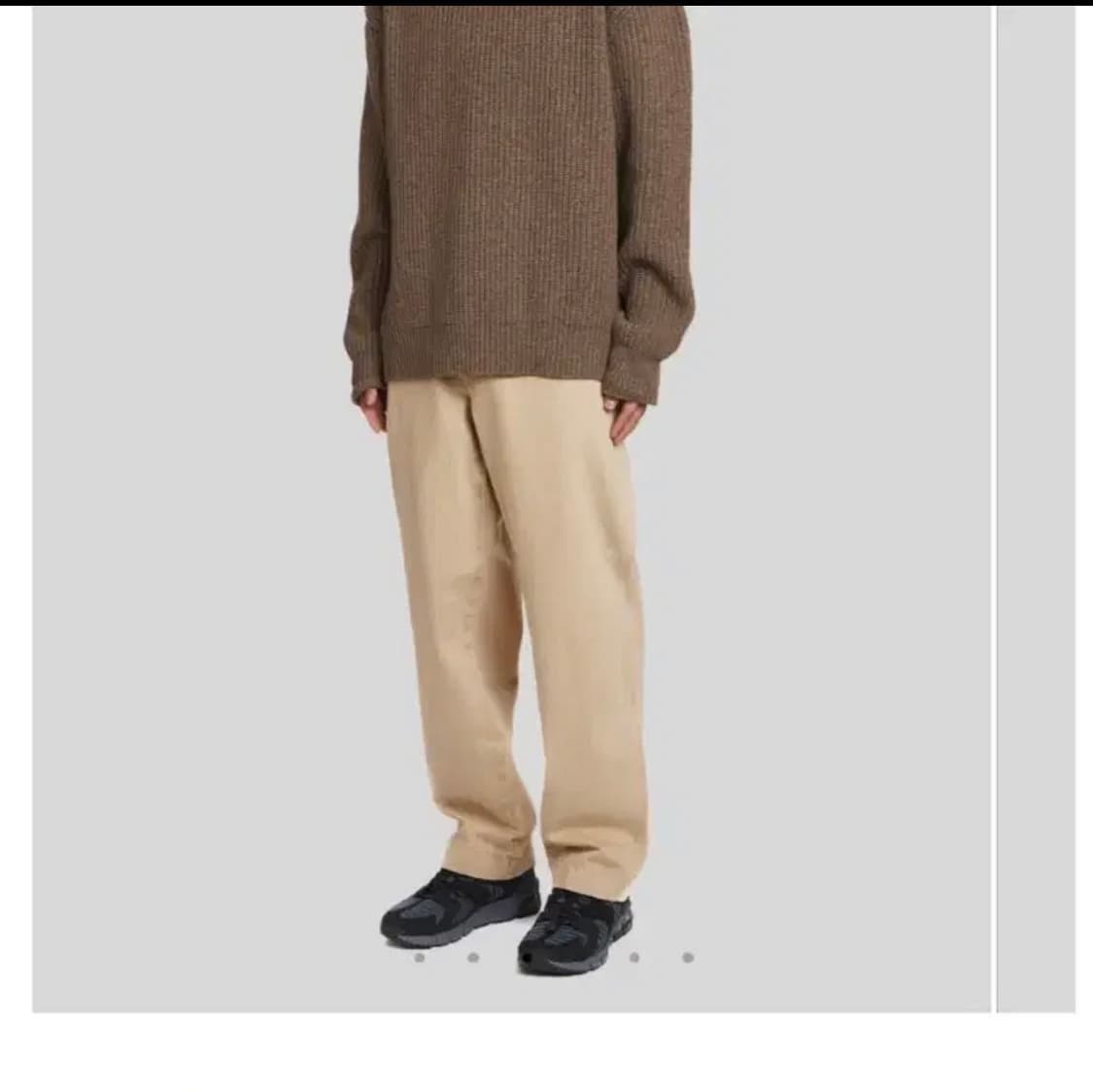 언어펙티드 콘트라스트 스티치 팬츠 상품이미지1