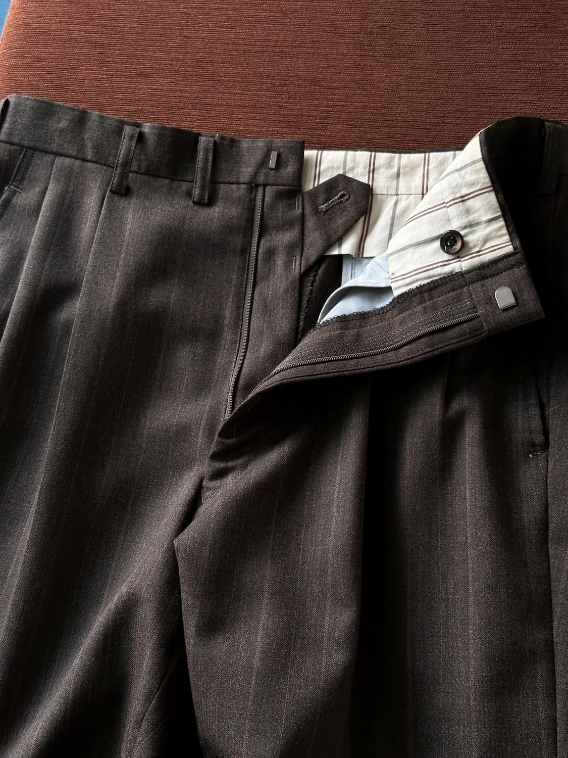 2 pleats wool patterned slacks 상품이미지2