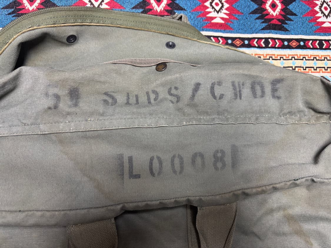 80's Flyer's Kit Bag Cotton Canvas 상품이미지3