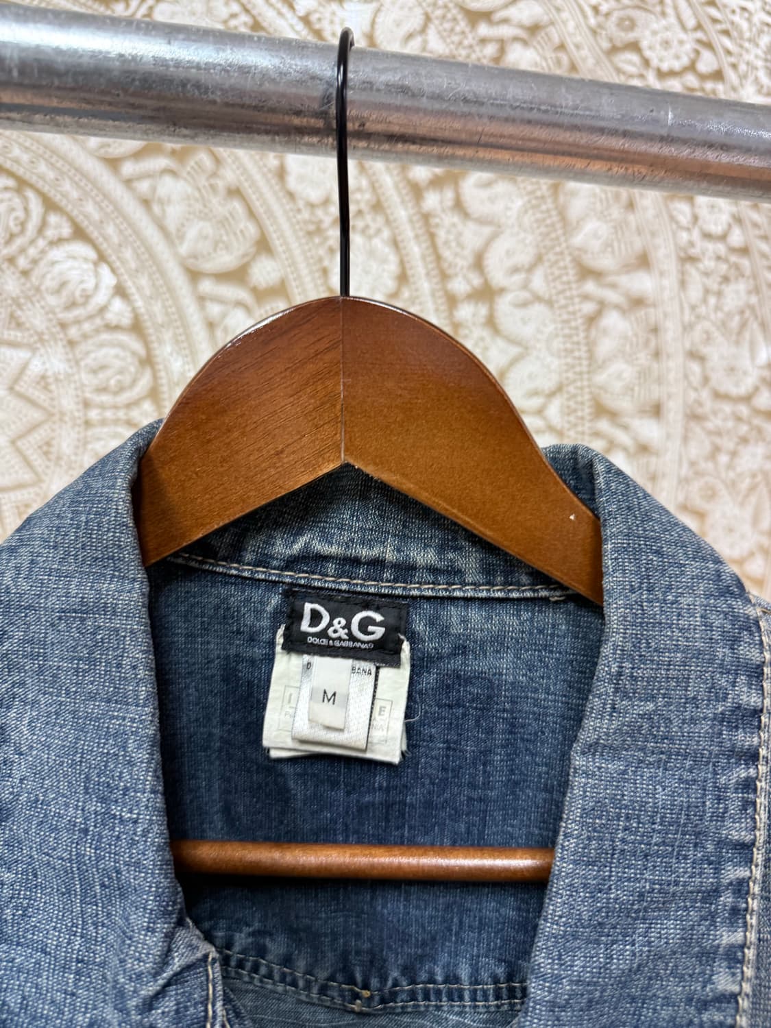 돌체앤가바나 여성 D링 데님 트러커 자켓  상품이미지4