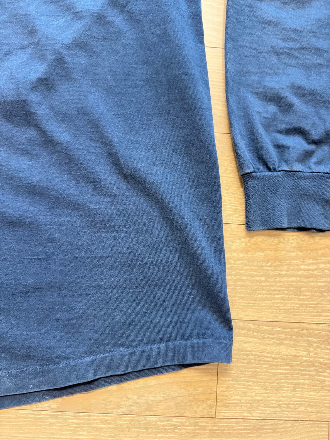 80s 스투시 딥네이비 롱슬리브 숀스투시 usa made 상품이미지6