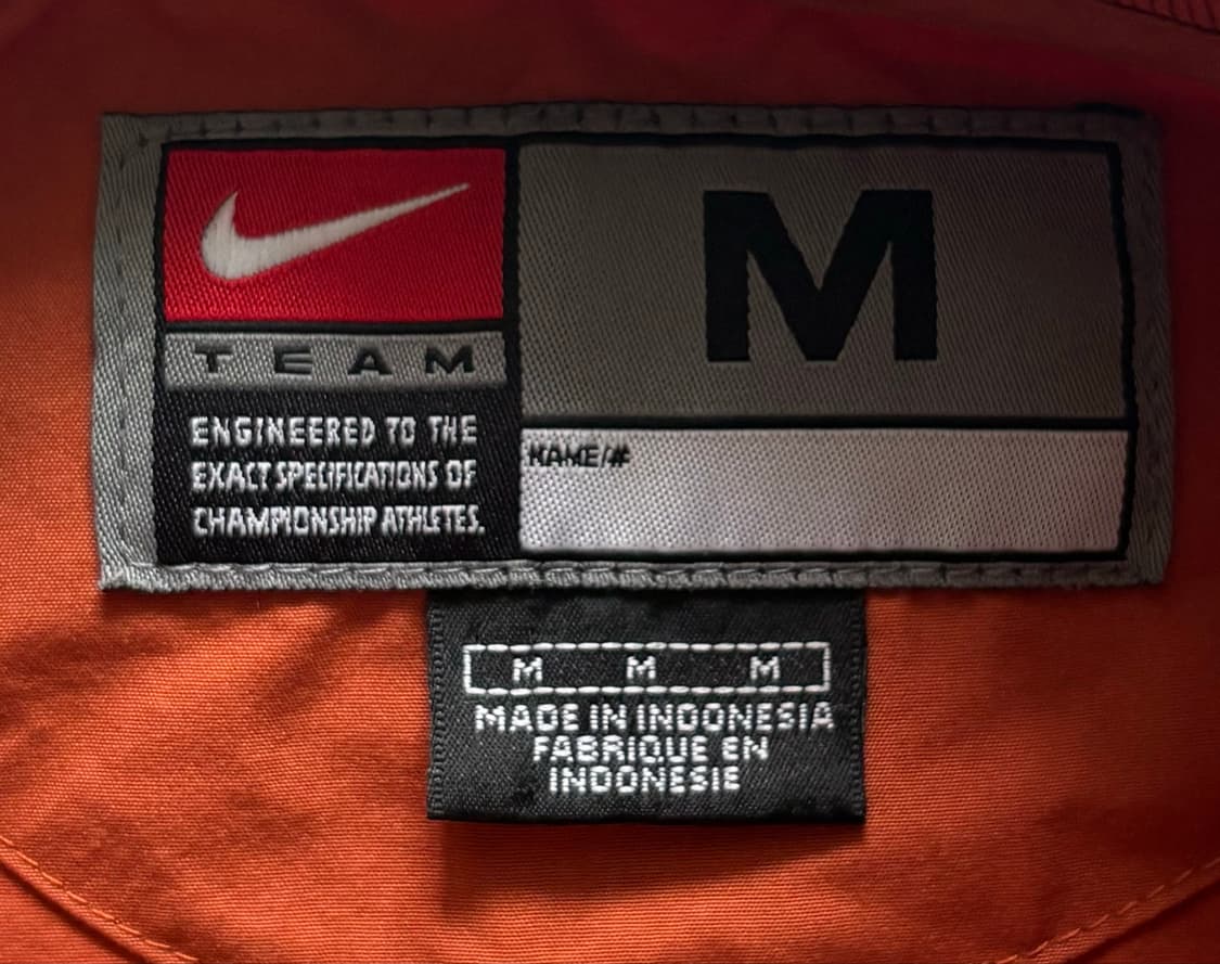 Nike 나이키 빈티지 텍사스 오버핏 오렌지 웜업 상품이미지5