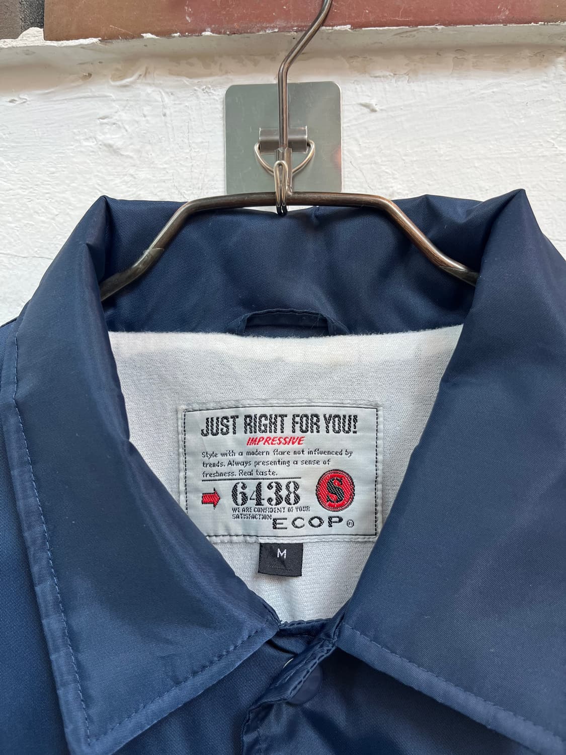 Ecop 나일론 코치 자켓 네이비 M 상품이미지2