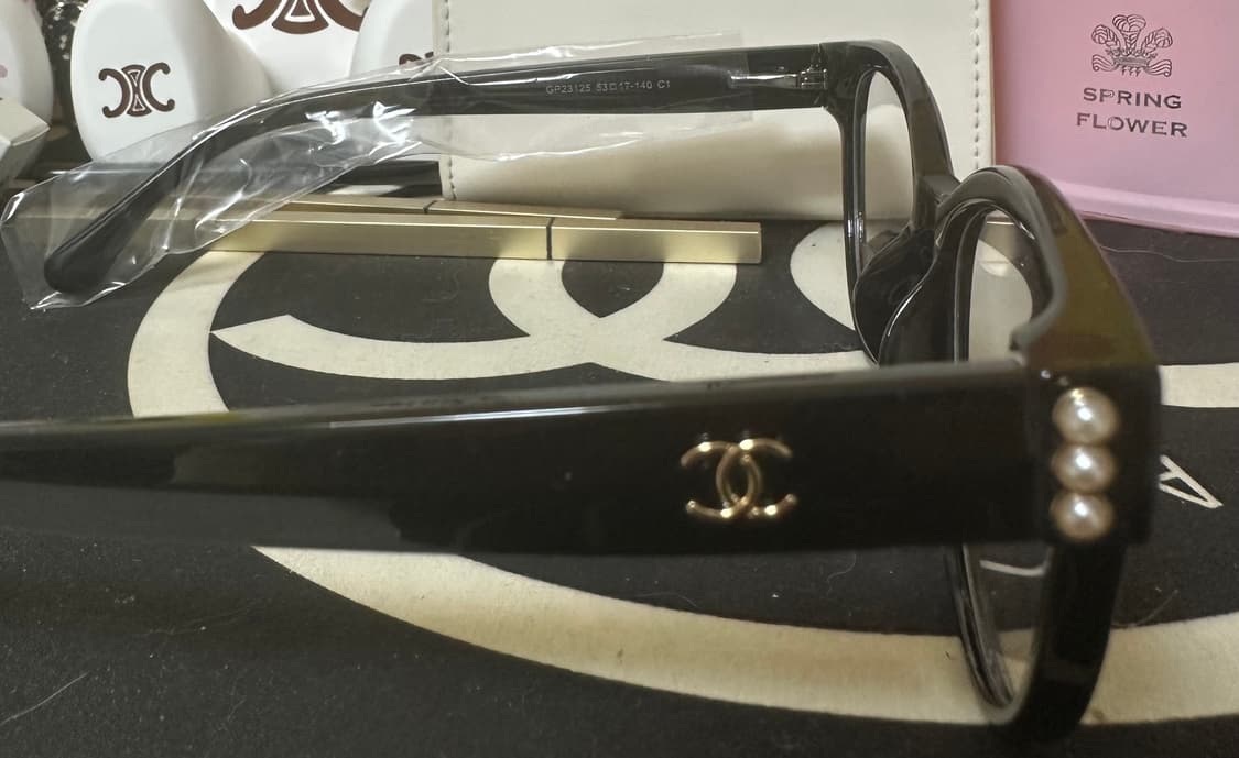 샤넬 안경 블랙 뿔테 상품이미지5