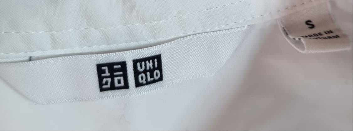 S ) 유니클로 화이트 셔츠 블라우스 상품이미지3