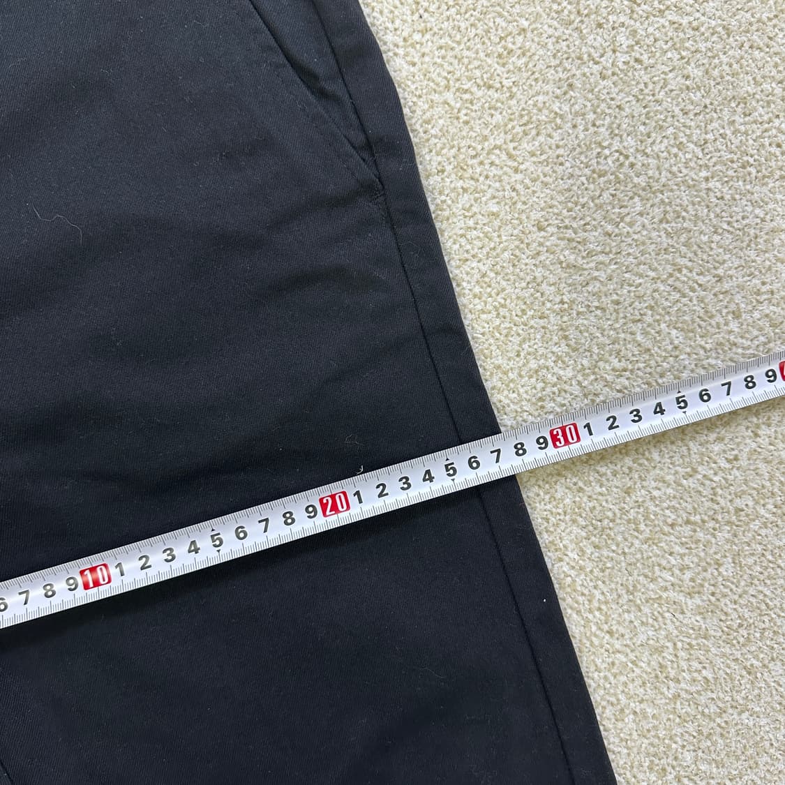 38 새상품 자라 일자 블랙 팬츠 0317D  상품이미지7