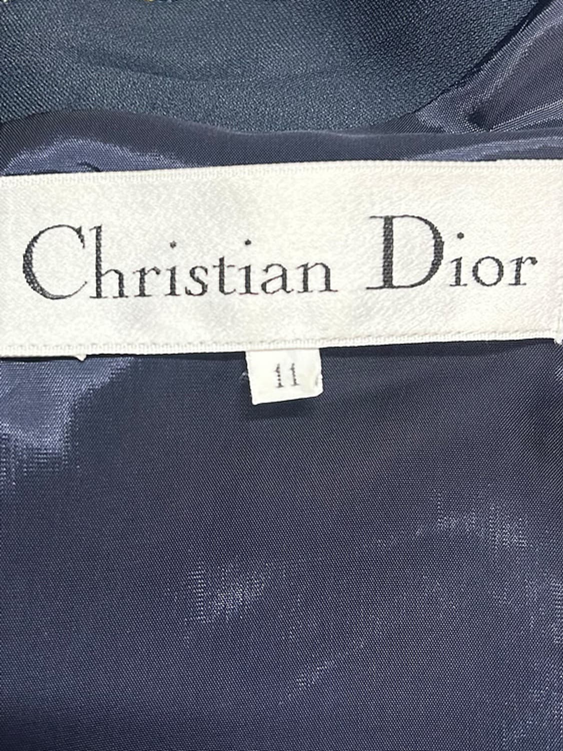 VINTAGE CHRISTIAN DIOR wrap dress 상품이미지9
