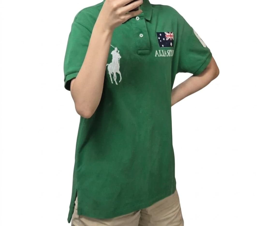 대장급 희귀]💚폴로 랄프로렌 빅포니 반팔카라 티셔츠/치프키프 AUS호주 상품이미지1