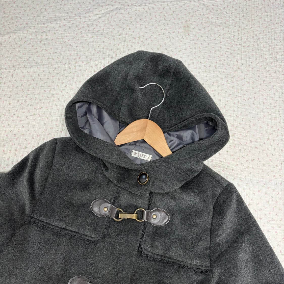 AXES FEMME 엑시즈팜/ 더블코트 떡볶이코트 차콜더블코트  상품이미지7