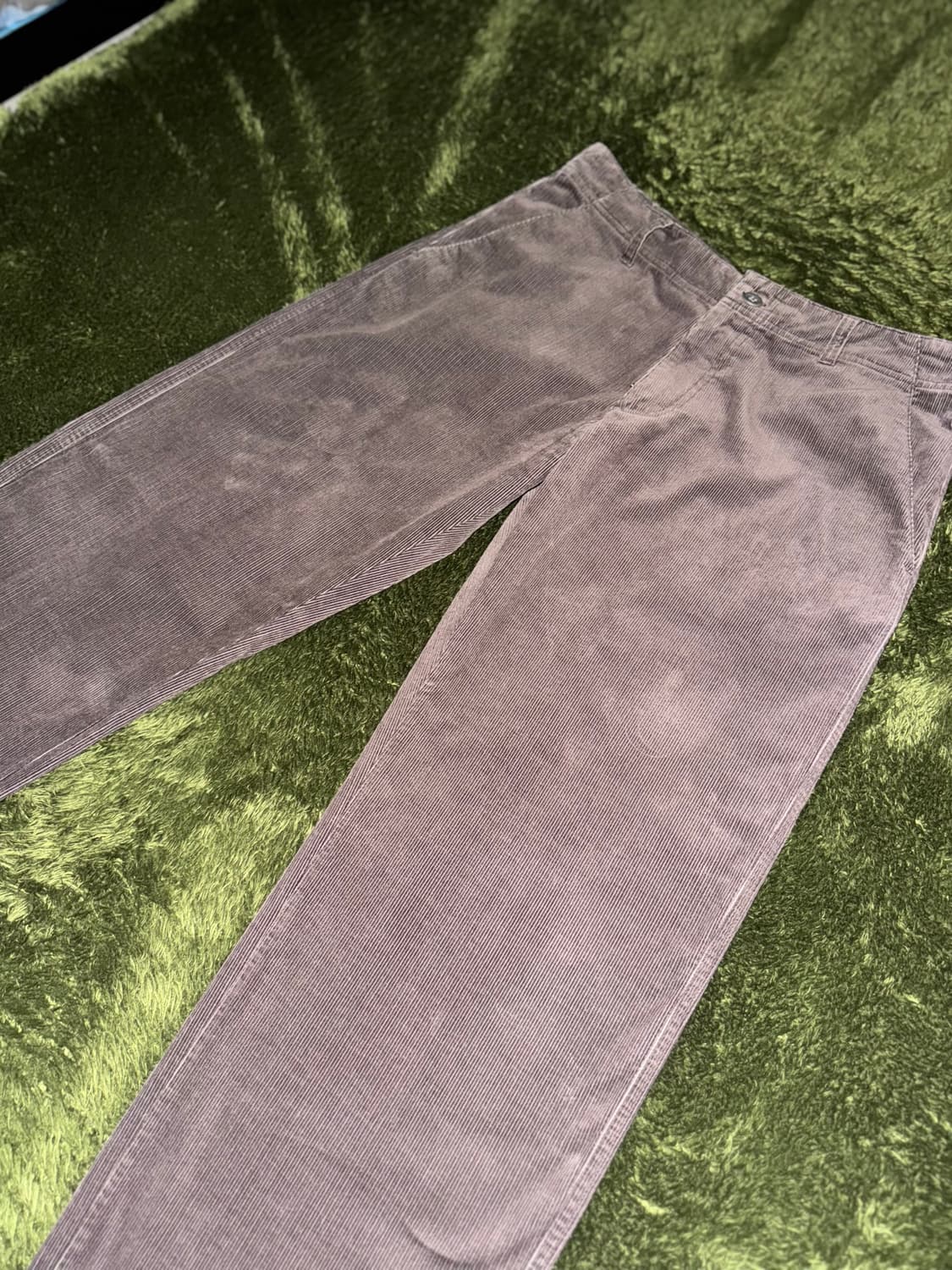 [XL] 00s 나이키 재팬 클럽 스우시 집 포켓 코듀로이 팬츠 브라운 상품이미지5