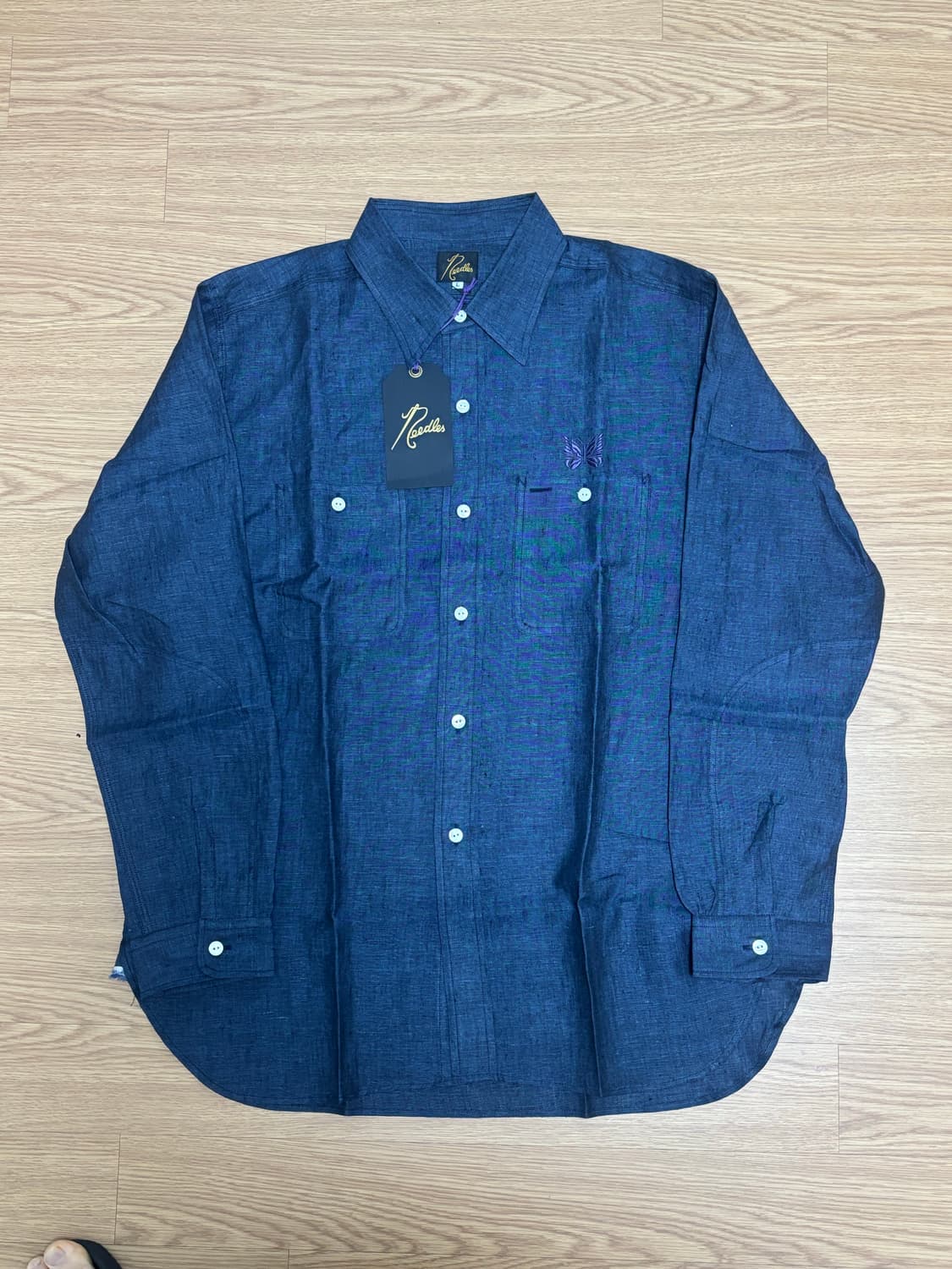 [새상품/L] 니들스 샴브레이 셔츠 상품이미지3