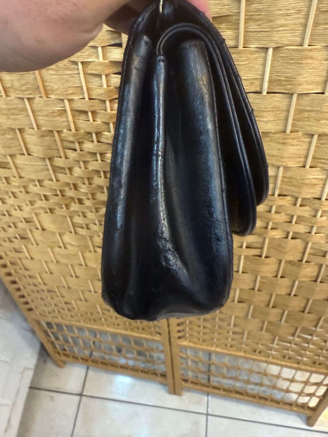 정품 샤넬 70-80s 빈티지 백 블랙 퀄팅 플랩 체인백 팝니다 상품이미지5