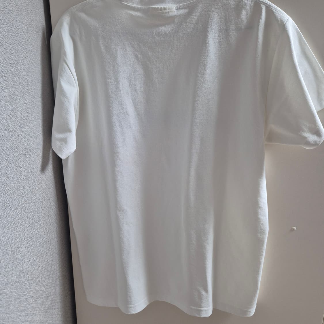 지초이 24-003 로고 티셔츠 화이트 상품이미지3