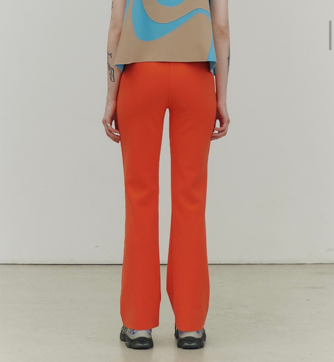 제이청 시그니처 트라우저 (오렌지 S) 상품이미지2