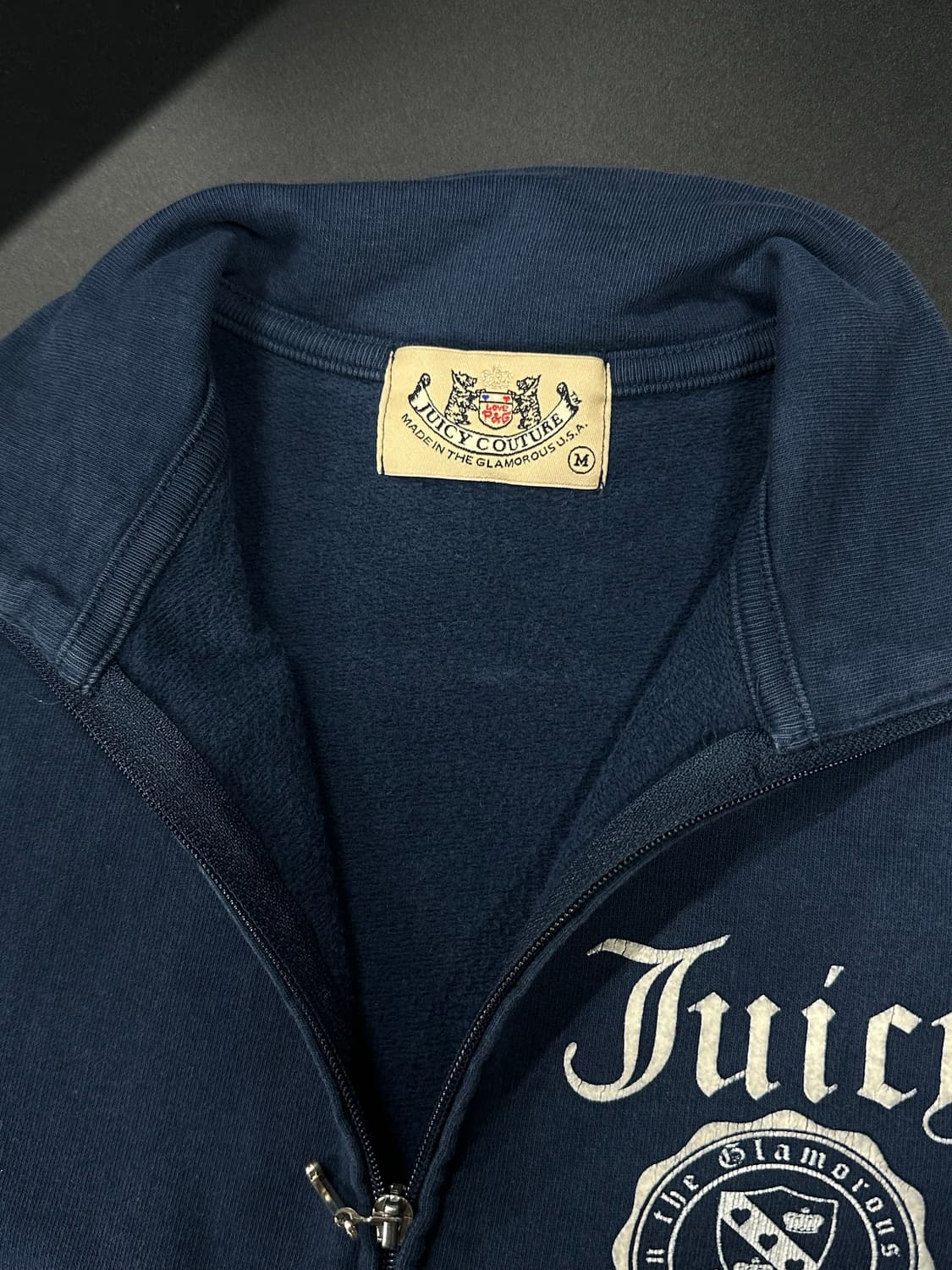 쥬시 꾸띄르 y2k 갸루 네이비 트랙탑 집업 상품이미지5