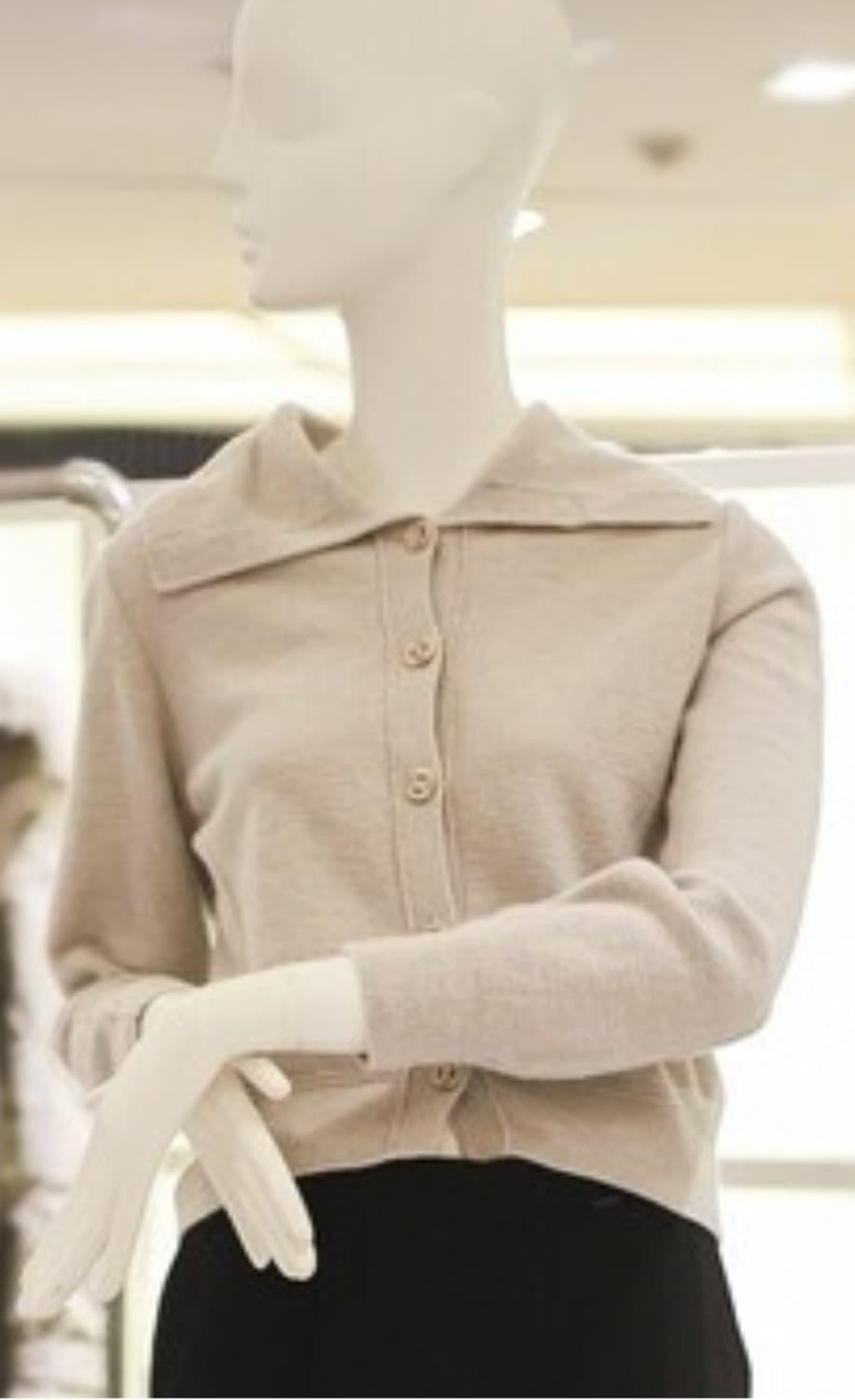 주크 빅카라 캐시미어 크롭 가디건 상품이미지2