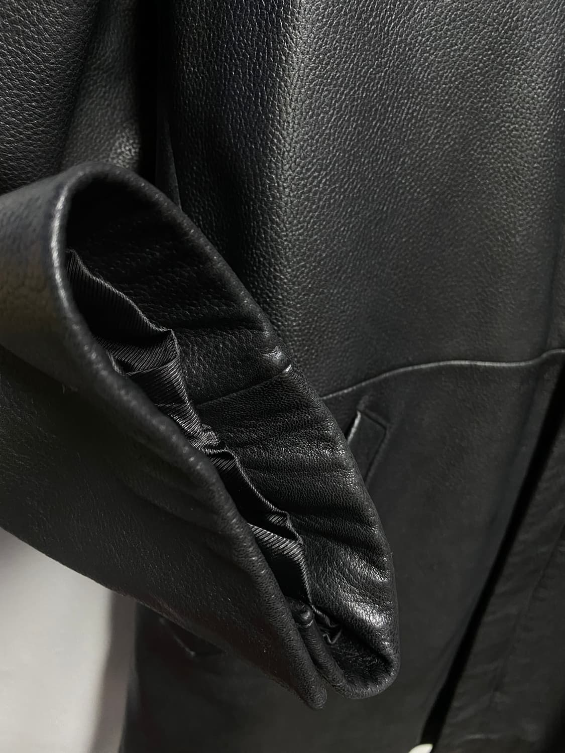 지방시 레더코트 M 100-105정도 상품이미지5