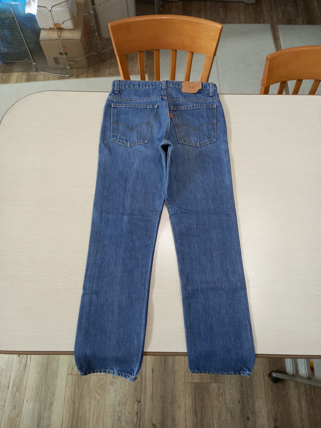 32 70's 리바이스40618 USA 오렌지탭 일자진 32-802 상품이미지2