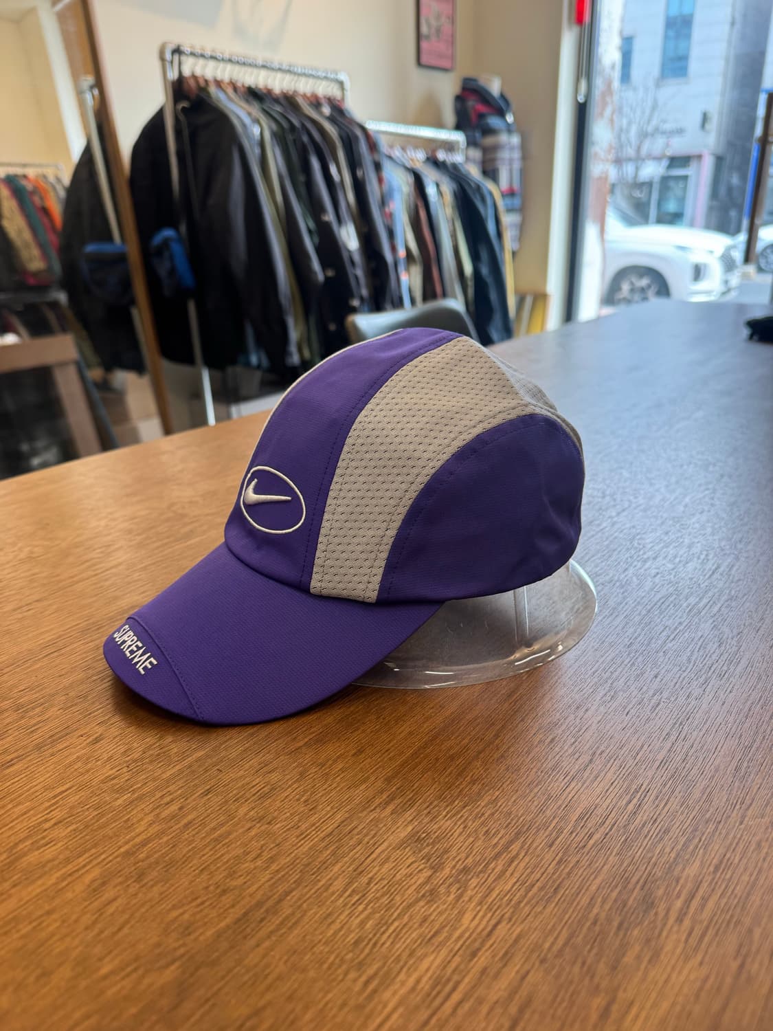 [M/L] 슈프림 x 나이키 러닝 햇 퍼플 - 25SS 상품이미지2