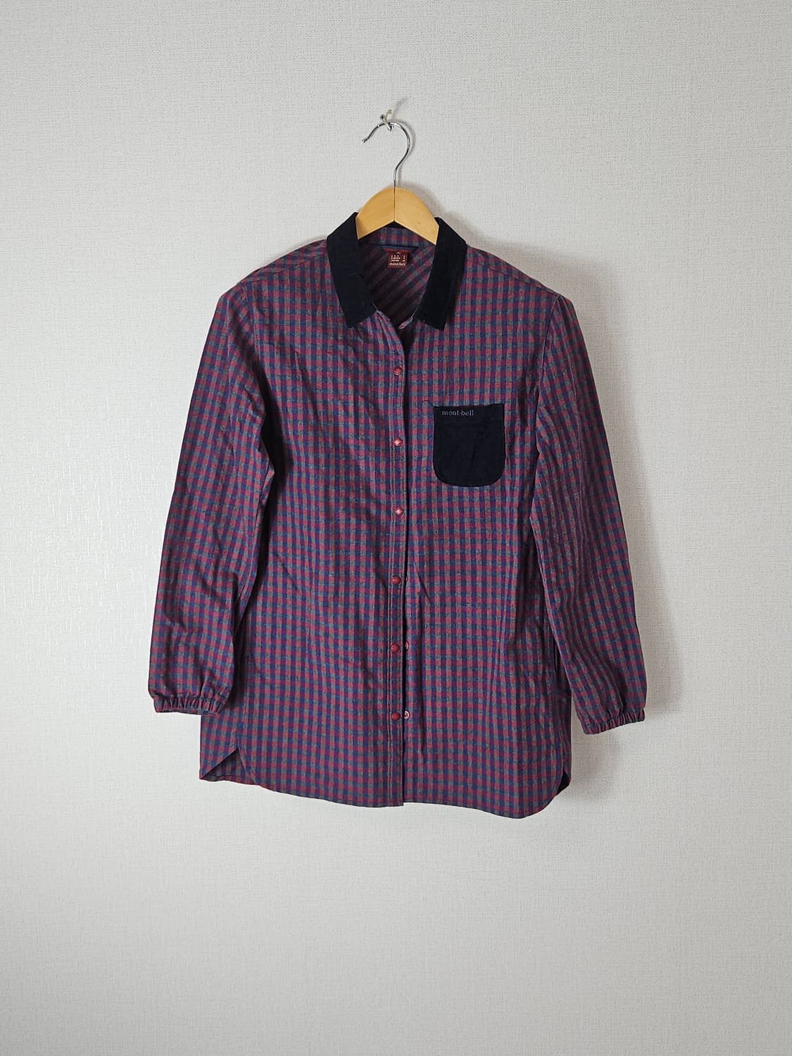 montbell 몽벨 플란넬 빈티지 마멜 버튼셔츠 자켓 스웨이드 M 95 상품이미지1