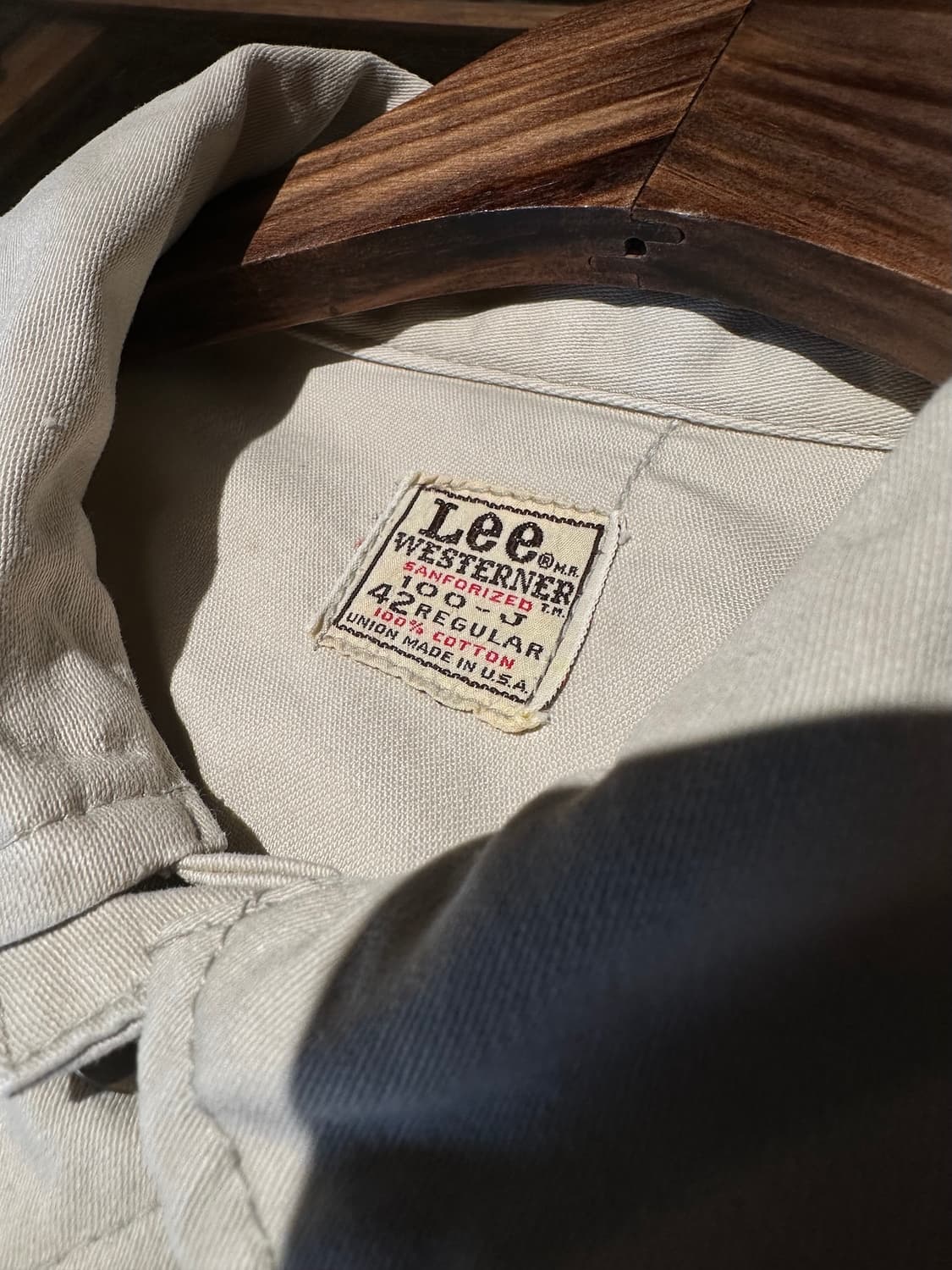 60s USA LEE 100-J 빈티지 리 화이트 웨스터너 자켓 상품이미지6