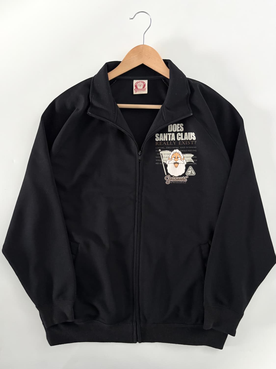 90‘s Captain Santa 캡틴산타 산타클로스로고 블랙컬러 트랙탑 상품이미지4