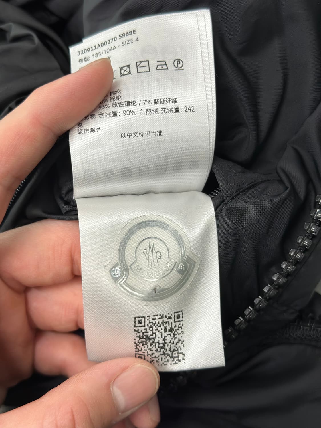 [정품] 몽클레어 마야프 쇼트 다운 자켓 블랙 24FW 4사이즈 상품이미지10