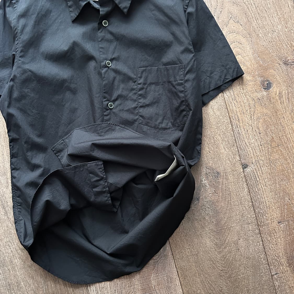 Basic Black Half Shirts 상품이미지3
