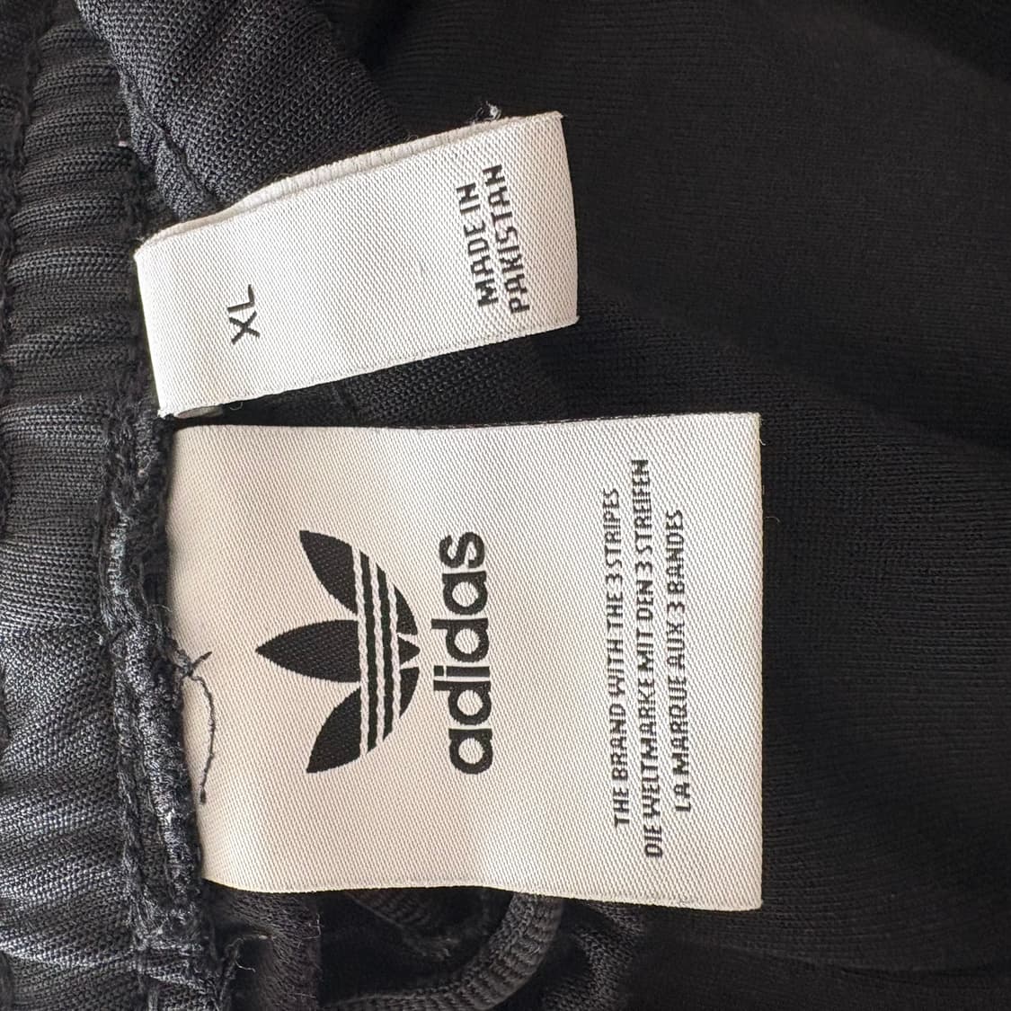아디다스 여성 삼선 트레이닝 바지 블랙 XL 상품이미지7