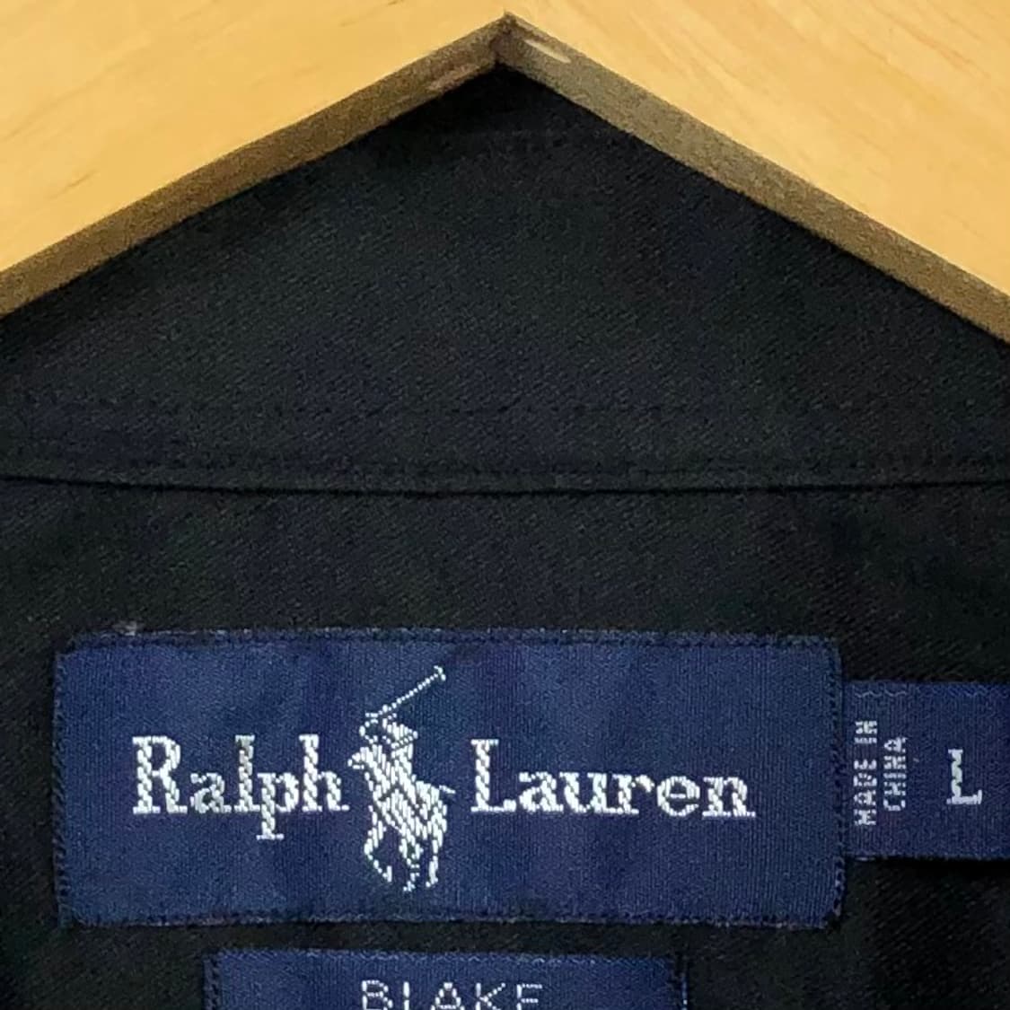 L 폴로 블랙 셔츠 상품이미지3