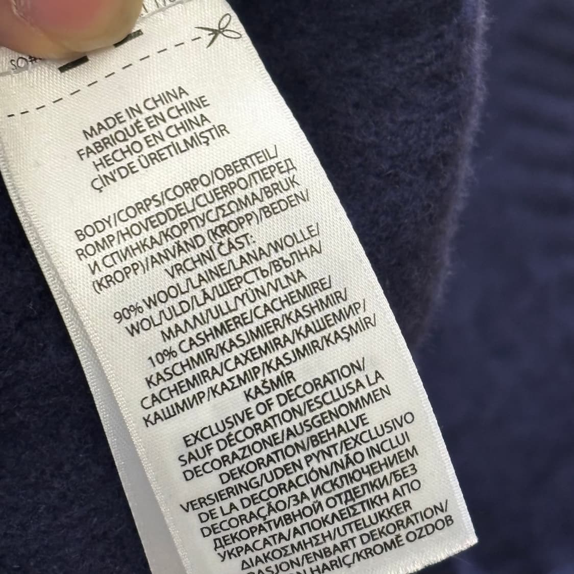 🫶🏻 폴로랄프로렌 여성용 Navy 니트 맨투맨 🫶🏻 상품이미지5