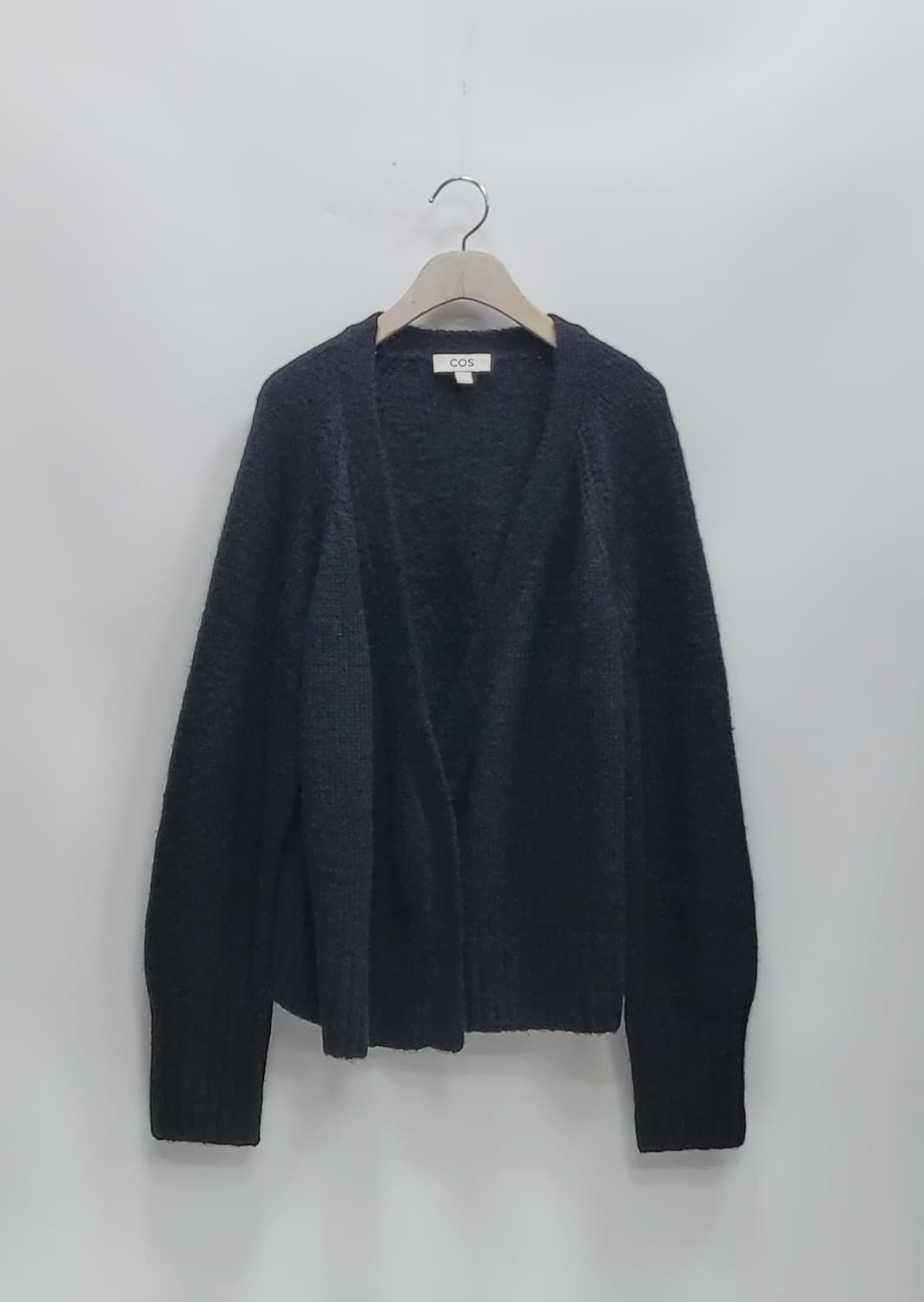 COS 코스 알파카 울 오픈 가디건 / 여 S 블랙

 상품이미지1