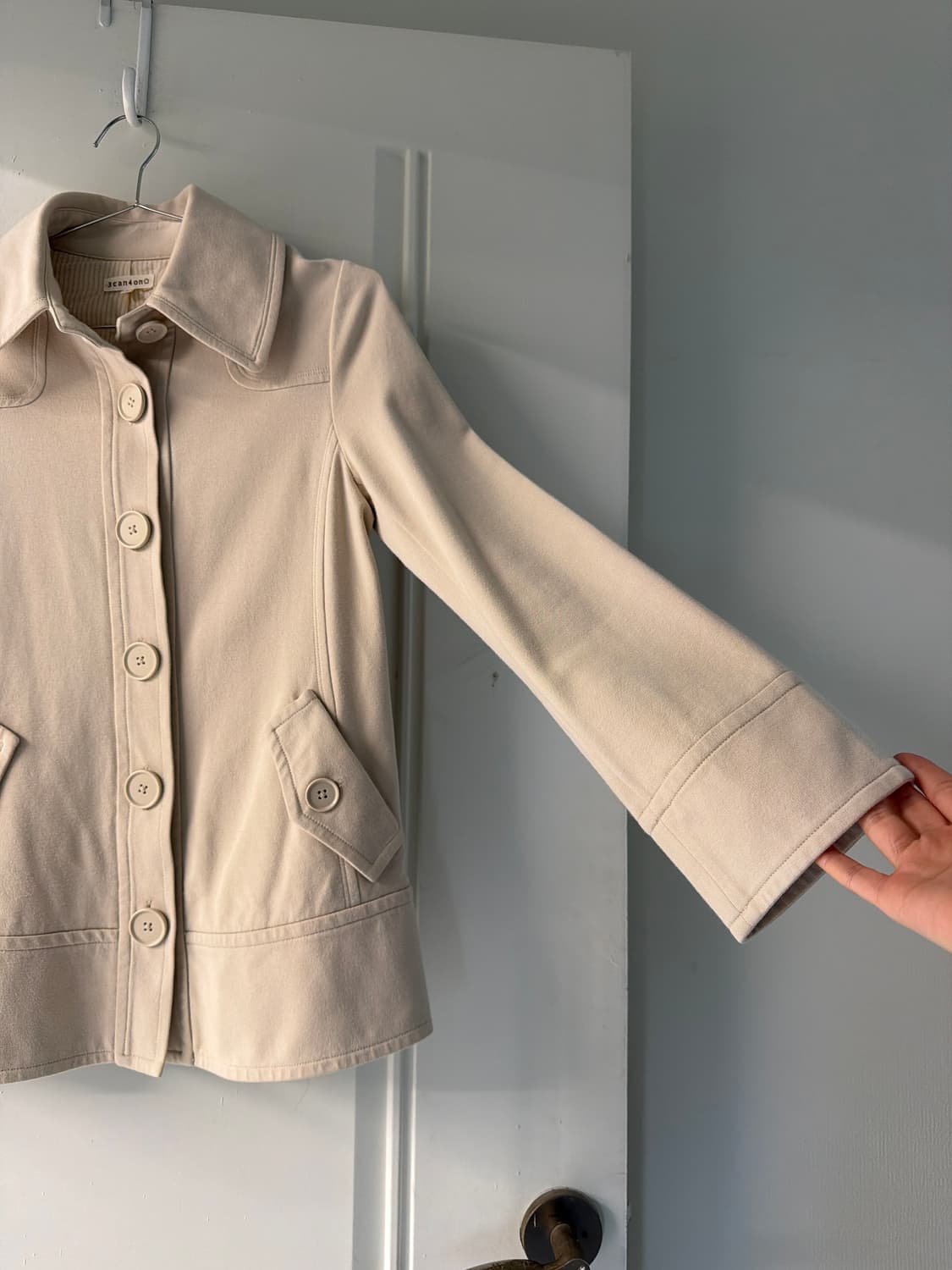 일본빈티지 산칸시온 아이보리 가디건 자켓 상품이미지6