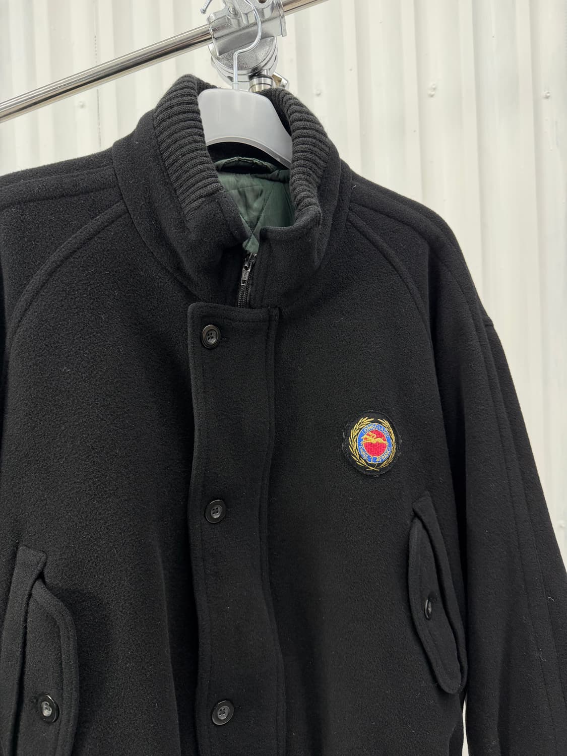 80s Longchamp Heritage Wool Bomber 상품이미지4