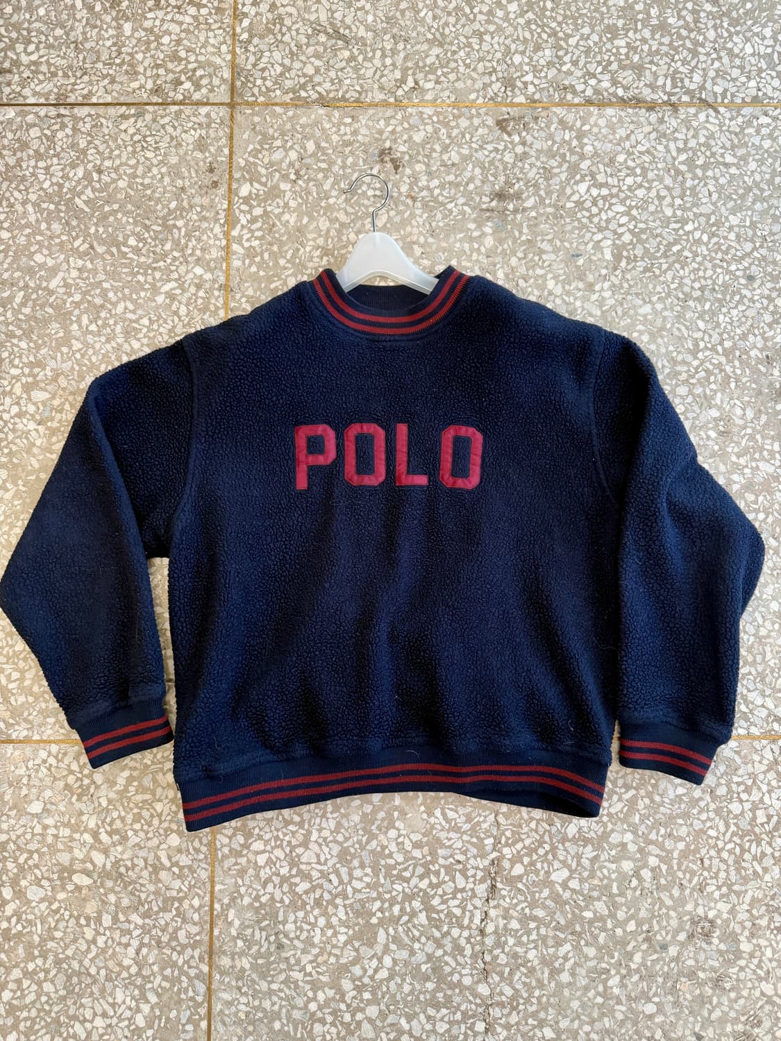 폴로 made in use 빈티지 플리스 맨투맨 상품이미지1