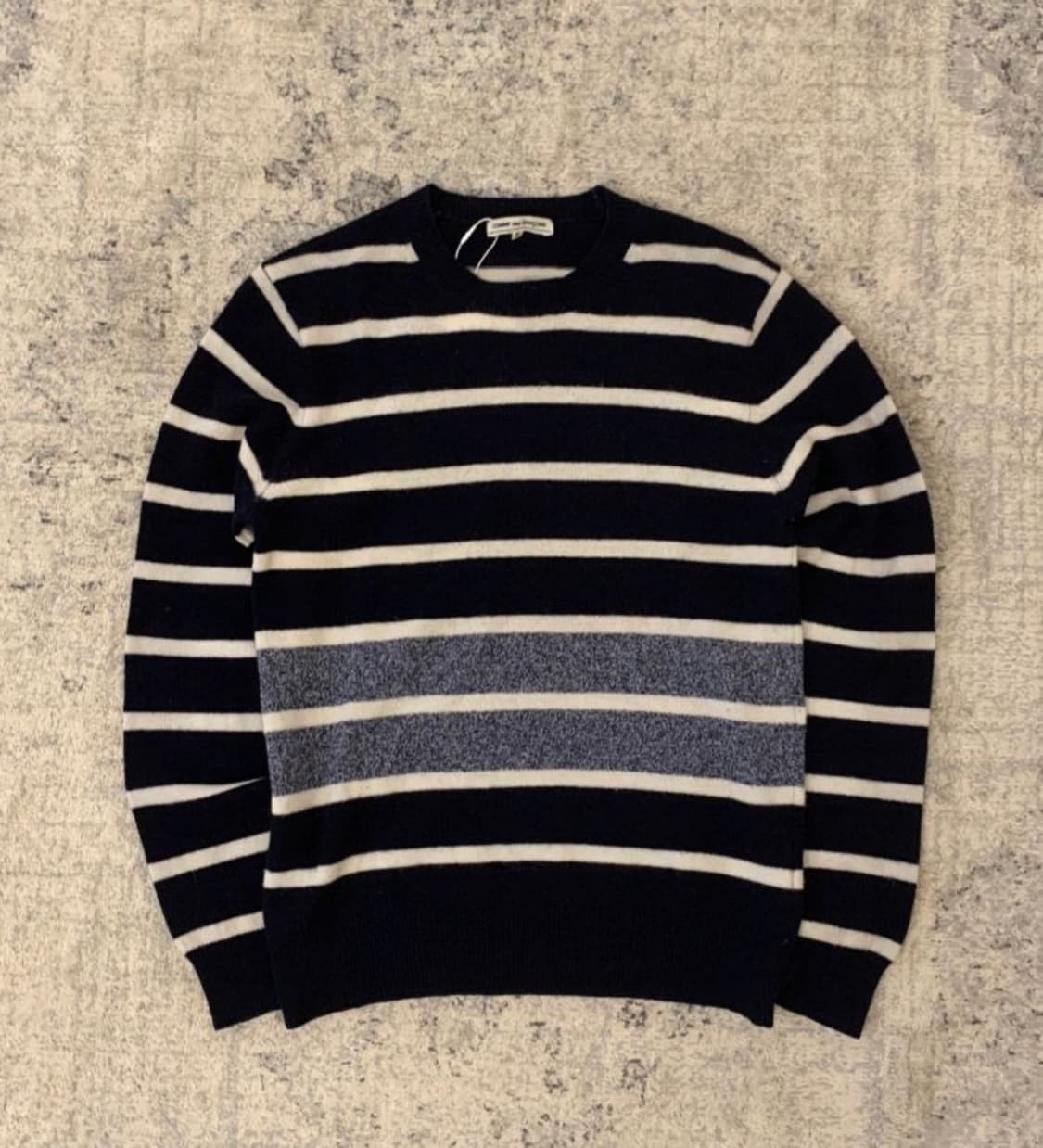 Comme des garcons wool stripe knit sweat 상품이미지2