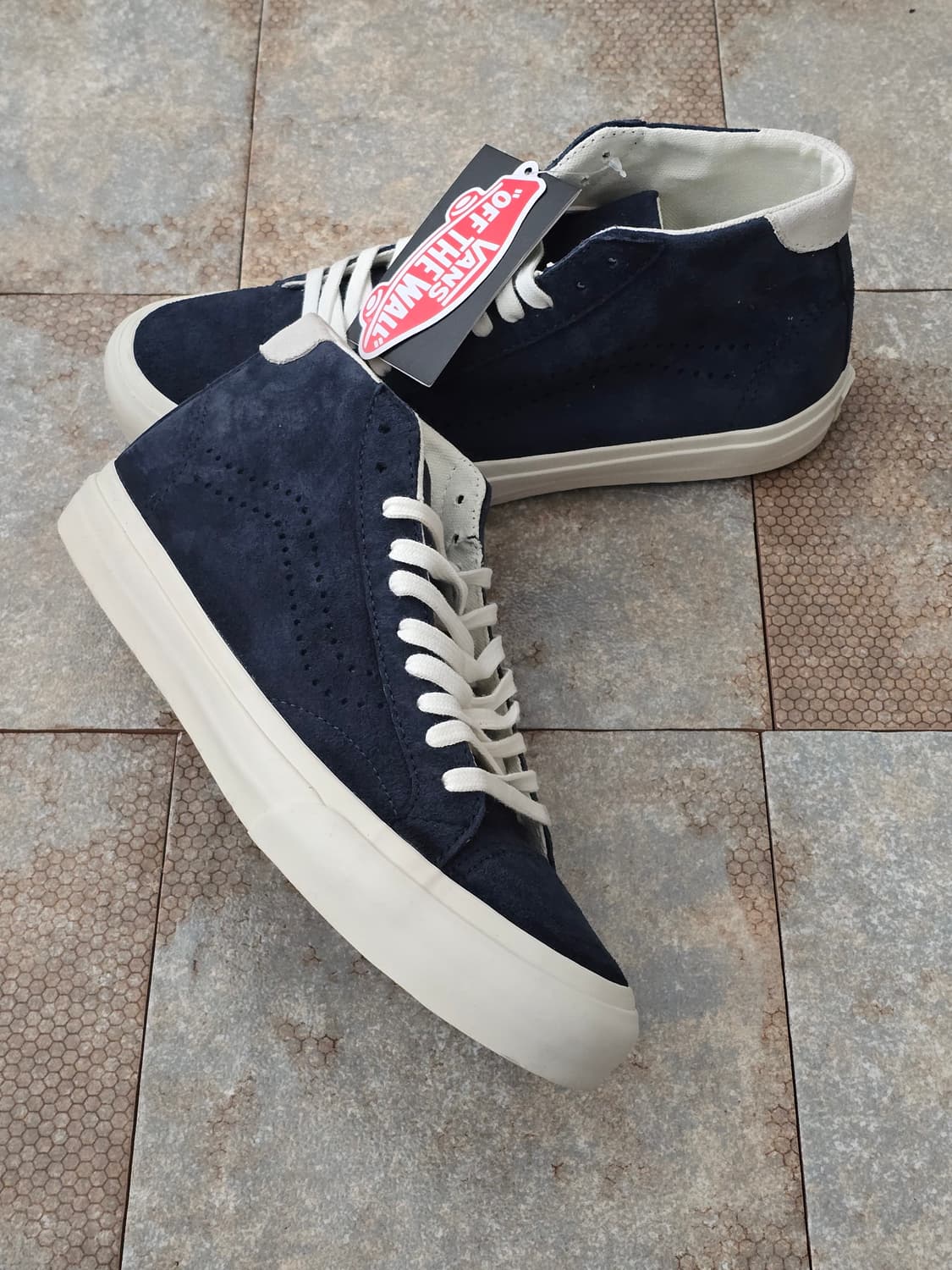 (255)반스 코트 미드 디럭스 네이비  상품이미지6